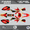 Gold, variant on Kalair GFX Graphics Kit for Honda CRF450R (2008) Evader Series