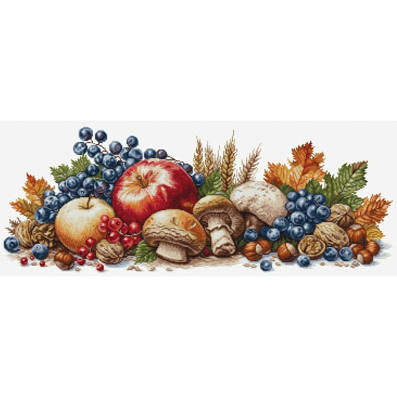 Autumn Harvest BU5071L Counted Cross-Stitch Kit