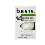 Basis Sensitive Skin Bar 4 oz (Pack of 4)