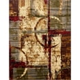 thumbnail image 1 of Unique Loom Barista Geometric Area Rug 9' x 12' Rectangular Multi/Beige, 1 of 10