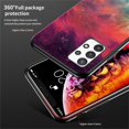 thumbnail image 2 of SaniMore for Samsung Galaxy A53 5G 6.5 2022 Case, Toughened Glass & TPU Bumpers Anti-Fall Strong Lightweight Starry Sky Glass Full Body Protective Cover for Samsung A53 5G, Star, 2 of 8