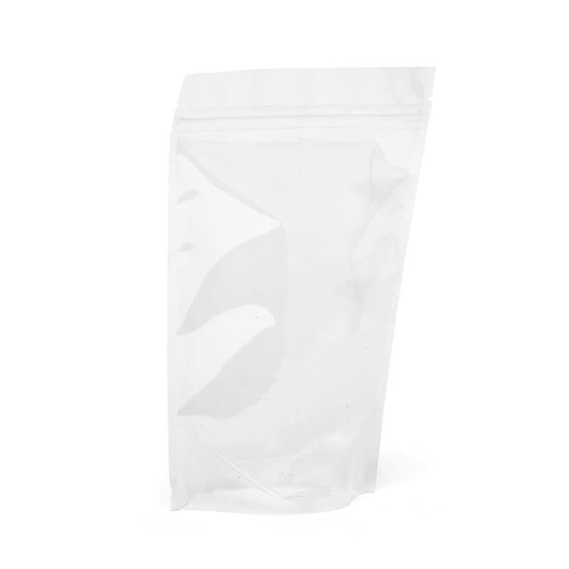 50 Stand-up pouches doypack 100% Recyclable Transparent Zipper VARIOUS FORMATS 