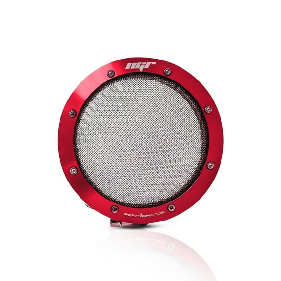 NGR Turbo Filter (Street Edition) One Piece Design (Red) Turbo Guard - Fits 3in 2.5in with Included Sleeve Option
