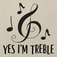 thumbnail image 4 of Inktastic Funny Music Yes Im Treble Gift Tote Bag, 4 of 5
