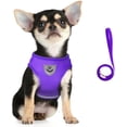 thumbnail image 1 of LAICAIW Dog Harness and Leash Set, No Pull Reflective Adjustable Pet Soft Mesh Chest Vest Harnesses Easy Control for Small Medium Dogs and Cats Outdoor Walking, 1 of 7