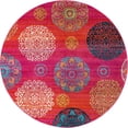 thumbnail image 2 of Rugs.com Azalea Collection Rug – 7 Ft Round Rust Red Medium Rug Perfect For Kitchens, Dining Rooms, 2 of 8