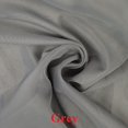 thumbnail image 2 of Extra Long Sheer Voile Curtain Panel Custom Made Length for high Ceiling 2 Story. (12 ft, Grey), 2 of 2