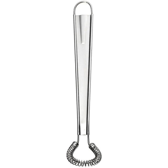 ABPETE Best Utensils Stainless Steel Mini Egg Whisk Beater Handheld Milk Frother Foamer Foaming Creamy Coffee Mixer Spring Sauce Blender Kitchen Accessories, Pack of 2