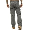 thumbnail image 3 of Enzo Mens Cargo Combat Denim Jeans, 3 of 5