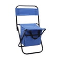 thumbnail image 3 of Bolsa refrigeradora para silla de camping, taburete con respaldo para exteriores, para viajes, playa, mochileros Azul, 3 of 8