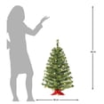 thumbnail image 3 of Árbol de Navidad Naviplastic De escritorio con luces led color Verde de 60 cm con luces led blancas, 3 of 3