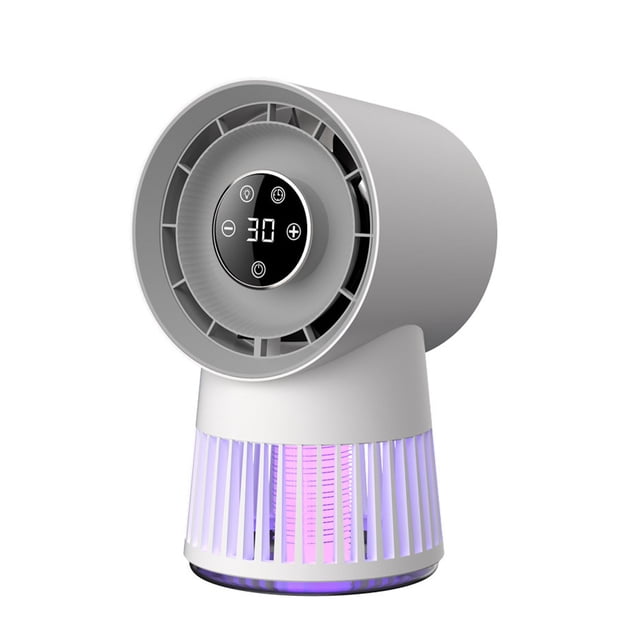 Inteprter Brisas frescas y blancas y noches sin insectos con lámpara eléctrica para matar mosquitos Exterminio de mosquitos Electrodomésticos 2400MA
