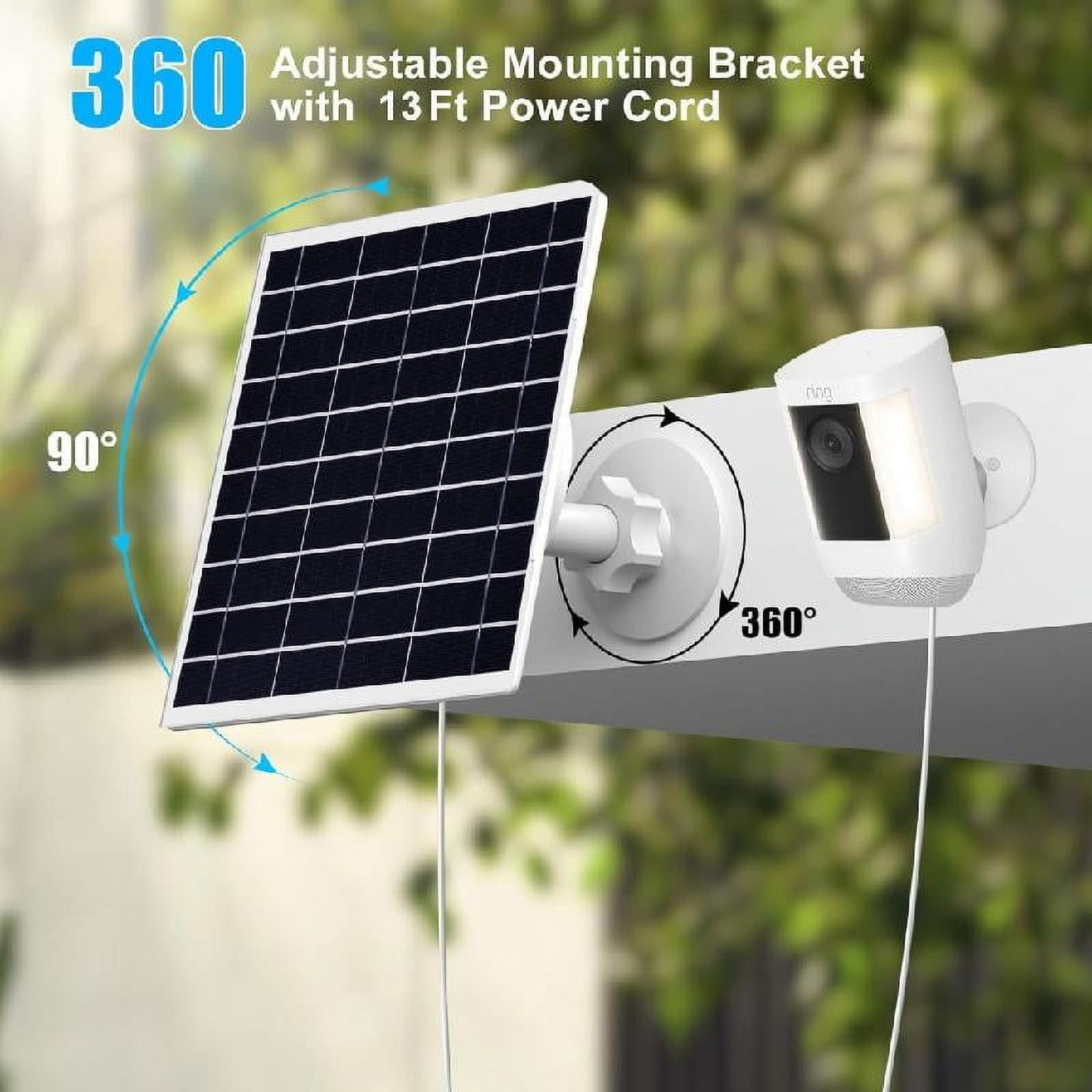 Zeiwohndc 100W Solar Powering Stable Solar Panel for Outdoor Surveillances & Utilities