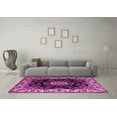 thumbnail image 3 of Ahgly Company Indoor Rectangle Medallion Pink Traditional Area Rugs, 6' x 9', 3 of 4