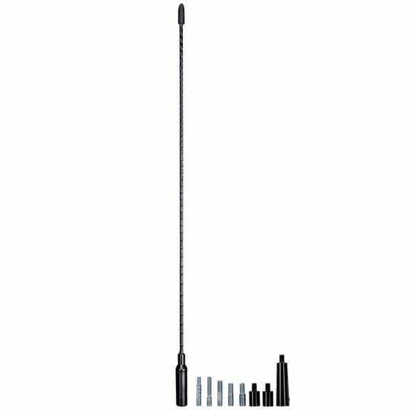Metra 44-RMF2 17" Black Spiral 1-section Replacement Antenna Mast