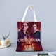 thumbnail image 2 of Supernatural Bolso de tela con estampado de lienzo para mujer, bolsa de compras reutilizable y estética, con cremallera interior, regalo para mujer, 35 × 40 cm., 2 of 6