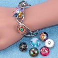 thumbnail image 3 of Minnieouse Pack of 20 18mm Bracelet Snap Fashion Stylish Necklace Jewelry Personalized Buttons Handicraft Decoration Handmade Crafts Type3, 3 of 6