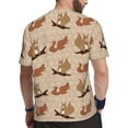 thumbnail image 2 of Wukai Cartoon Squirrel Print Men's Short-Sleeved Mesh T-Shirt,Quick-Dry Short Sleeve Workout T-Shirt-6X-Large, 2 of 8