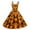 Orange, variant on TJAZFJPA Women's Dress Women Fashion Print Sexy Dress Big Swing Casual Dress Smocked Dresses for Women Casual Summer Dresses for Women