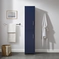 thumbnail image 2 of Crosley Furniture Savannah Linen Storage Cabinet in Navy, 2 of 15