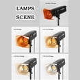 thumbnail image 4 of Kit de filtros Lighting Gels Sxbinyouli, color naranja transparente, 5 unidades, 4 of 5