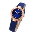 thumbnail image 2 of Sfonq Summer Clearance Womens Watches ,Mothers Day Gift for Grilfriend Luxury Watches Quartz Watch Stainless Steel Dial Casual Bracele Watch ,blue Buy 2 Save 10%, 2 of 6