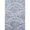 thumbnail image 1 of Dynamic Rugs MO691670115 5 ft. 3 in. x 7 ft. 7 in. Mosaic 1670 Rectangle Contemporary Area Rug - 115 Cream, Grey & Blue, 1 of 1