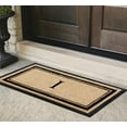 thumbnail image 4 of A1HC Natural Coir & Rubber Door Mat - 30"x 60", Hand-Flocked, Thick, Durable, Heavy-Duty, Indoor/Outdoor Doormat Monogrammed, 4 of 7