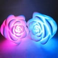 thumbnail image 5 of Fairnull Waterproof Floating Rose Flower Color Changing LED Night Light Home Party Decor, 5 of 7