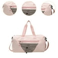 thumbnail image 6 of Sharprepublic Gym Bag with Shoe Compartment Portable Fitness Bag for Workout Pink, 6 of 8