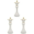 thumbnail image 3 of HOMEMAXS 3pcs Simulation Chess Decoration Chess Statue Decoration Indoor Resin Chess Sculpture, 3 of 8