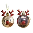 thumbnail image 5 of Mosey Christmas Tree Ball Pendant Elk Easy Hanging Scene Layout Cartoon Xmas Party Decoration Ball Pendant Party Supplies, 5 of 7