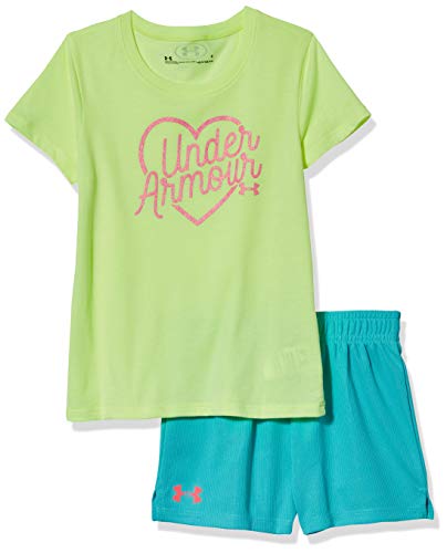 Under Armour Girls Ua Sheer Logo Ss