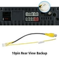 thumbnail image 4 of 10 Pin For Android Radio RCA Camera Video Input Cable Adapter Connector, 4 of 7