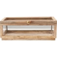 thumbnail image 3 of Creative Co-Op Mango Wood and Glass Display Box with Lid, Clear, 3 of 9