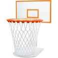 thumbnail image 1 of Acrylic Basketball Hoop Trash Can, Net Waste Basket, Gift for Home, Office, Gym (Including 1pc Basketball Can), Backboard, 1 of 8