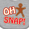 thumbnail image 4 of Inktastic Oh Snapbroken gingerbread Boys or Girls Baby Bib, 4 of 4