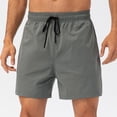 thumbnail image 4 of Yuyuzo Shorts de Course pour Hommes Gym Entraînement Shorts Athlétiques Ajustés Exercice Randonnée avec Poche, 4 of 5