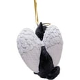thumbnail image 4 of Black Cat Angel Tabby Kitty Christmas Tree Memorial Ornament Bereavement, 4 of 6
