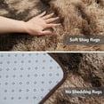 thumbnail image 5 of 9X12 Large Area Rugs for Living Room Bedroom,Big Shag Rug for Bedroom Dorm,Soft Fluffy Indoor Carpet Nursery Rugs for Kids Girls Room Home Decor (Mottling Brown, 9X12 Feet), 5 of 17