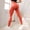 Orange, variant on Yoga Pants Women Texture Hip Lifting Fitness Tight High Waist Peach Hip Yoga Sports Pants S-3Xl