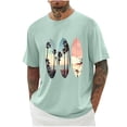 thumbnail image 2 of Royisotas Mens Athletic Shirts Hawaiian Graphic Tee Pullover Short Sleeve Summer T Shirts for Men Fashion, 2 of 5