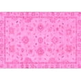 thumbnail image 1 of Ahgly Company Indoor Rectangle Abstract Pink Modern Area Rugs, 5' x 7', 1 of 4