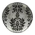 thumbnail image 1 of Damask Assiette en Velours Noir 6 Po. - Ensemble de 4, 1 of 1