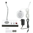 thumbnail image 1 of Intercomunicador con altavoz y micrófono de voz de doble vía, 100-240V, interfono para mostrador de ventana para empresa de seguridad EE. UU., 1 of 8