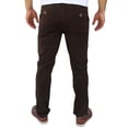 thumbnail image 4 of Pantalón de gabardina stretch John Silver  Corte recto color chocolate, 4 of 5