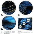thumbnail image 3 of Designart "Heron Feathers of Light Blue Bird Serenity II" Animals Floater Framed Canvas Wall Art, 3 of 7