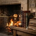 thumbnail image 2 of Halloween Bookshelf Decor, Vintage Bookshelf Lamp, Library Decorative Bookshelf Lighting with LED Pumpkin Ghost Witch Hat Design for Home Party, 2 of 6