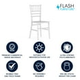 thumbnail image 3 of Flash Furniture Hercules Series Children's Event Chiavari Chair for up to Age 6, White, 3 of 15