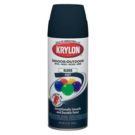Krylon ColorMaster Navy Blue Spray Paint - Walmart.com